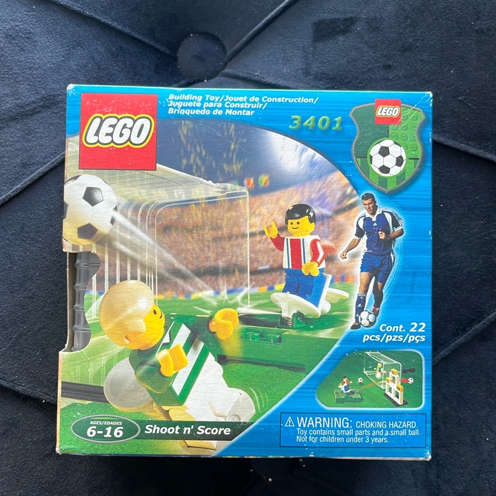 LEGO! Shoot n’ Score 3401-2 ZINADINE Edition. RETIRED